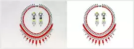 Jewelry image for complex clipping path