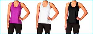 Women racerback clothing fashion color variants