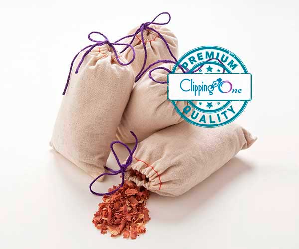 Cotton dust bags visual for color change services