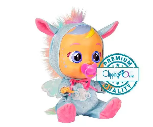 Cry babies dressy fantasy doll visual after image masking services applied, advanced editing