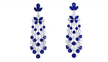 Diamond earring retouching e-commerce image editing after for portfolio visual