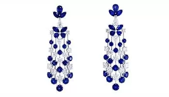 Diamond earring retouching e-commerce image editing after for portfolio visual