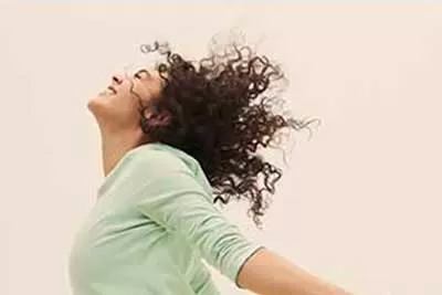 Girls' hair flying visual photo for professional image masking service