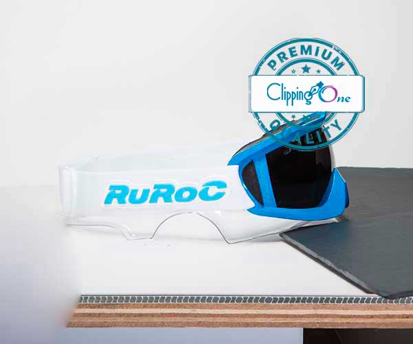 Helmet goggles visual for reflection shadow creation