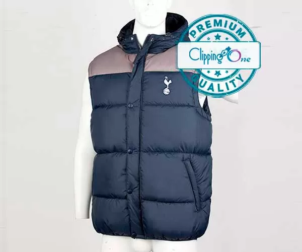 Hotspur boys gilet jacket body warmer visual before ghost mannequin services applied