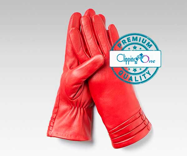 Leather hand gloves visual with color change services