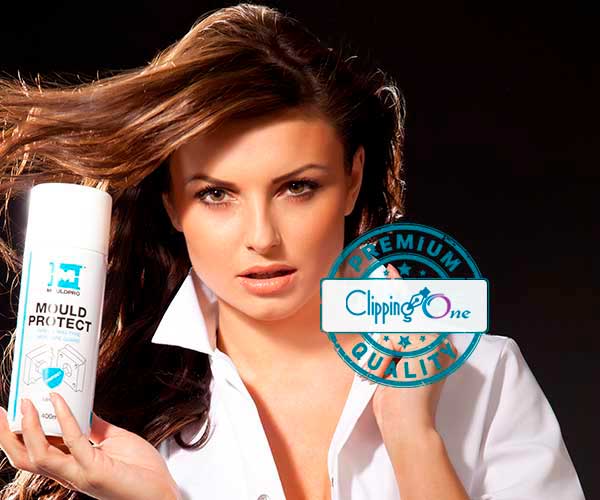 Model photo visual for professional color correction services edited