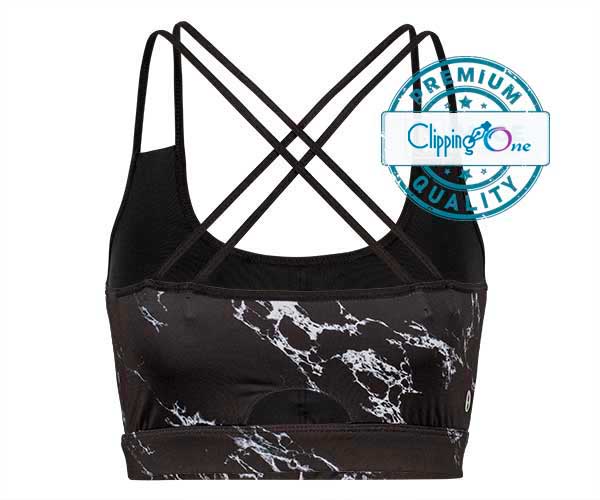 Yoga sports bra visual after ghost mannequin photo editing service applied