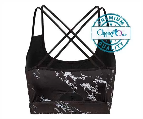 Yoga sports bra visual after ghost mannequin photo editing service applied