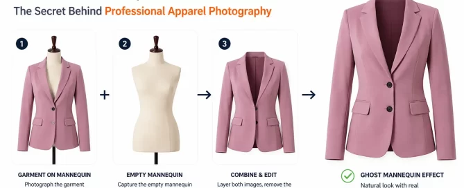 clothing photography ghost mannequin