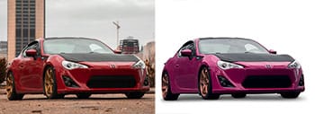 Car color change service and color variants, change car colors accurately while preserving texture, highlights and realism.