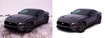 Car paint correction and shine enhancement editing services