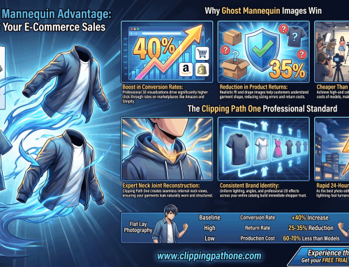 How a Professional Ghost Mannequin Service Boosts Apparel Conversions