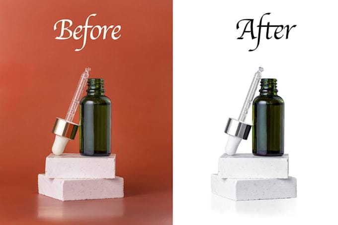 Remove background from product photo professionally