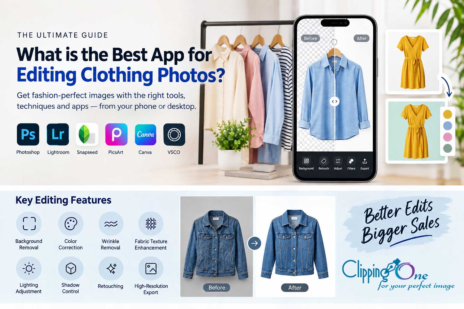 What is the best app for editing clothing photos